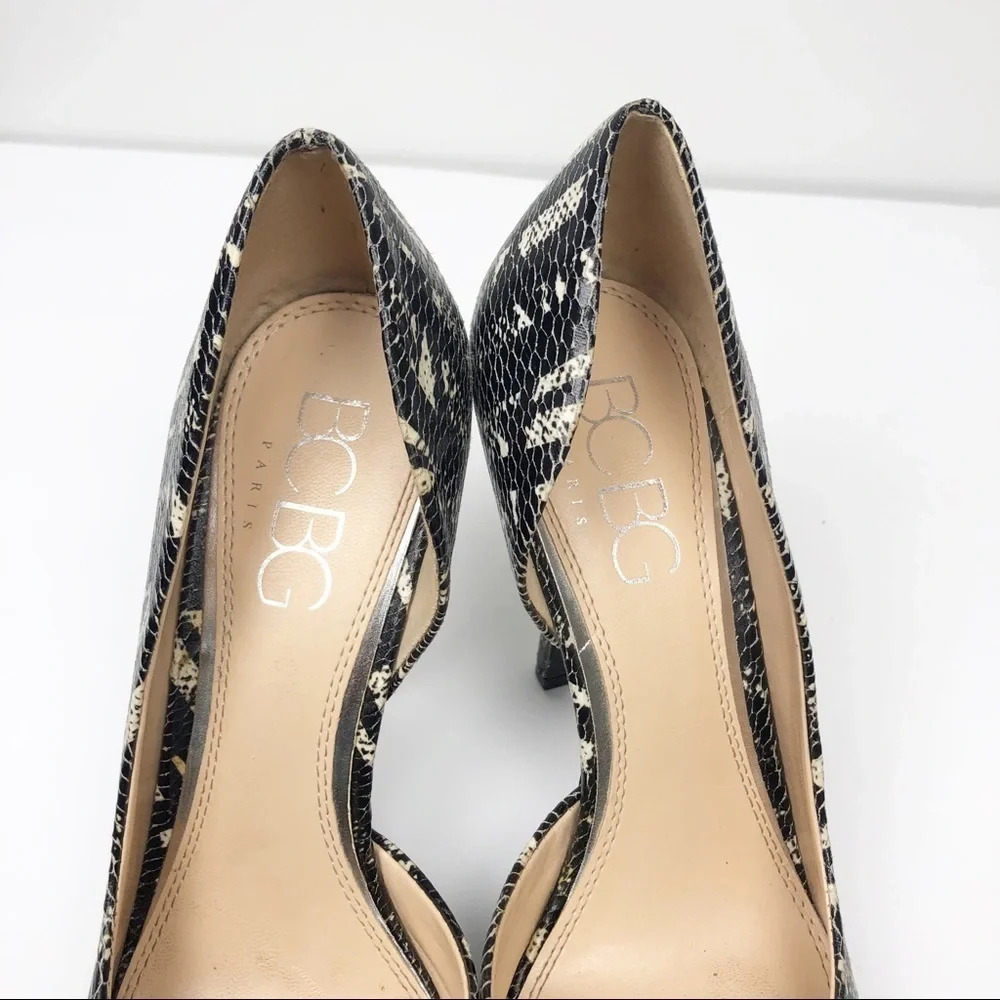 BCBG Paris | Jaze Snakeskin D’orsay Heel - Picture 7 of 8